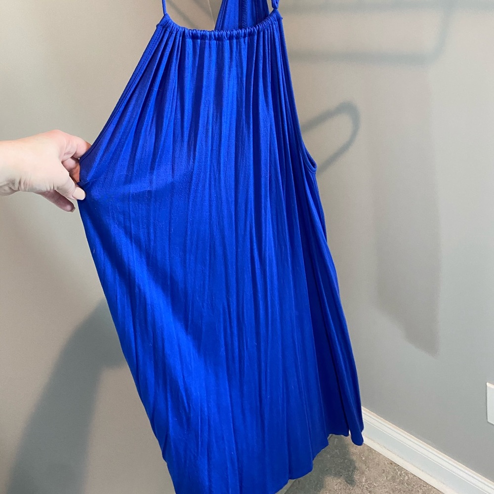 Royal blue lightweight dress